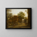 Straat met een ophaalbrug - Jan Both — ingelijst kunstwerk aan de muur
