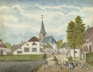 Het dorp Wehl en Cleefsland - Jan Brandes — weergave van het kunstwerk
