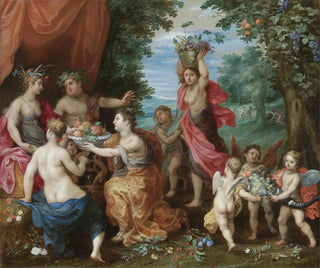 Een Bacchanaal met Ceres, Bacchus en Venus - Jan Brueghel de Jonge — weergave van het kunstwerk