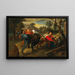 Een dorpsruzie - Jan Brueghel de Jonge — ingelijst kunstwerk aan de muur