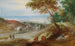 uitgestrekt golvend landschap met reizigers op een pad en vee op de voorgrond - Jan Brueghel de Jonge — weergave van het kunstwerk