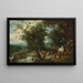 Paradijs - Jan Brueghel de Jonge — ingelijst kunstwerk aan de muur