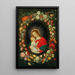 La Vierge et l'Enfant dans un cartouche entouré d'une guirlande de fleurs - Jan Brueghel le Jeune — ingelijst kunstwerk aan de muur