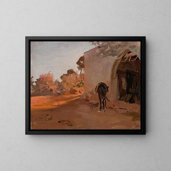 Beyrouth, van de reis naar Palestina - Jan Cybis — ingelijst kunstwerk aan de muur