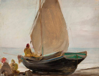 Jan Cigliski - Boat  Alupka From the journey to Crimea.webp