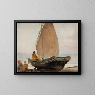 Jan Cigliski - Boat  Alupka From the journey to Crimea.webp