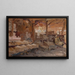Marché de savon à la rose de Bursa - Jan Cybis — framed artwork on a wall