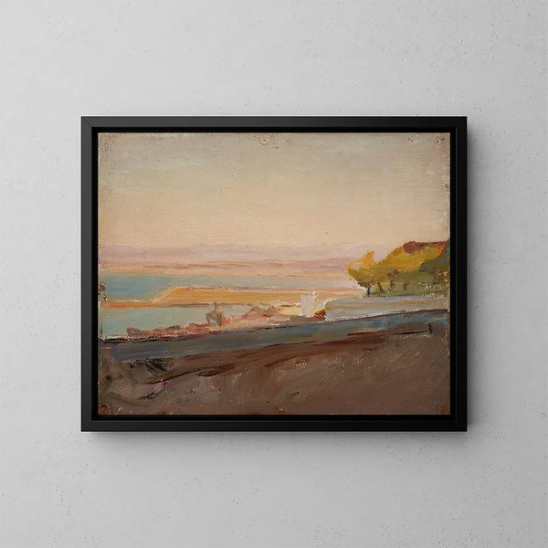 Cala Bona - Jan Cybis — ingelijst kunstwerk aan de muur