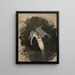 Flower - Jan Cybis — framed artwork on a wall