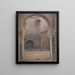 Alhambra van Granada - Jan Cybis — ingelijst kunstwerk aan de muur