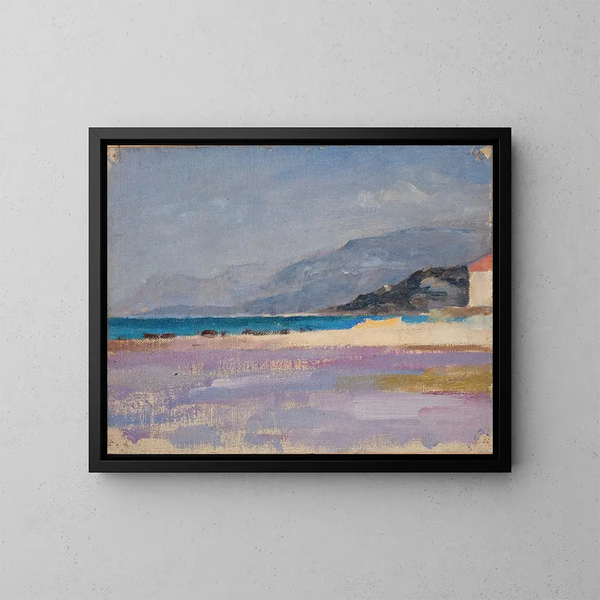 Italië Ventimiglia - Jan Cybis — ingelijst kunstwerk aan de muur