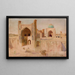 Mosque Kalan in Bukhara from the journey to Turkestan - Jan Cybis — framed artwork on a wall