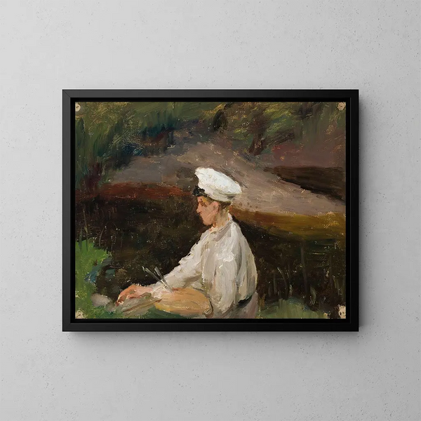 Portret van Alexandre Rubtsov - Jan Cybis — ingelijst kunstwerk aan de muur