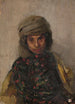 Portret van een joodse reiziger in Crimeë - Jan Cybis — weergave van het kunstwerk