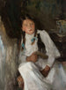 Portrait d'une fille - Jan Cybis — weergave van het kunstwerk