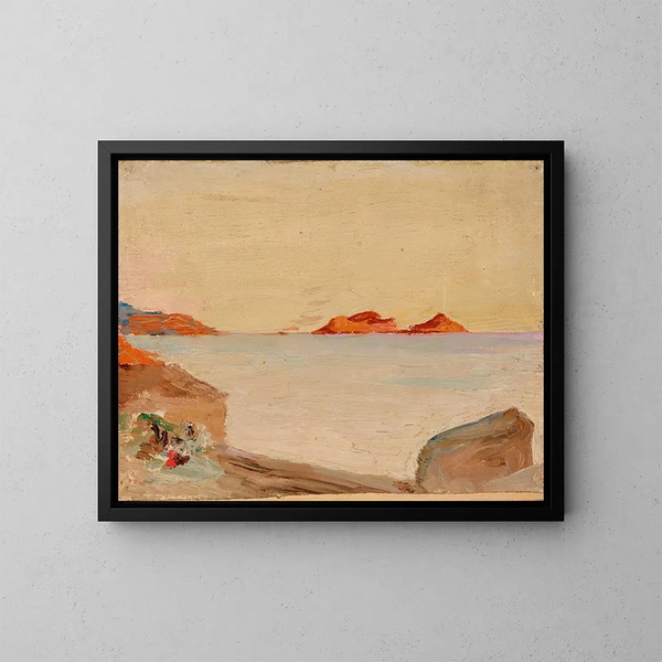 Raguse - Jan Cybis — ingelijst kunstwerk aan de muur