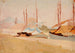 Boten in Rimini - Jan Cybis — weergave van het kunstwerk