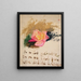 Rose Painting - Jan Cybis — framed artwork on a wall