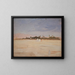 Sahara schilderij, de sirocco in de woestijn - Jan Cybis — ingelijst kunstwerk aan de muur