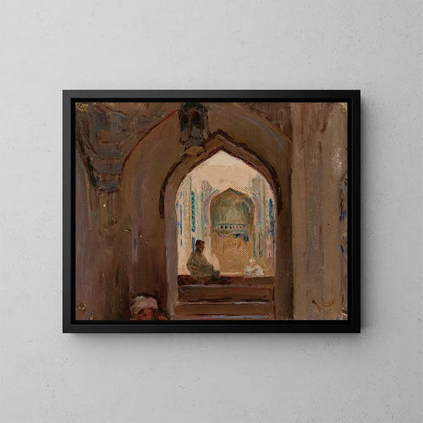 Samarkand, van de reis naar Turkestan - Jan Cybis — ingelijst kunstwerk aan de muur