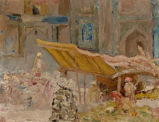 Jan Cigliski - Samarkand  fruit market From the journey to Turkestan.webp