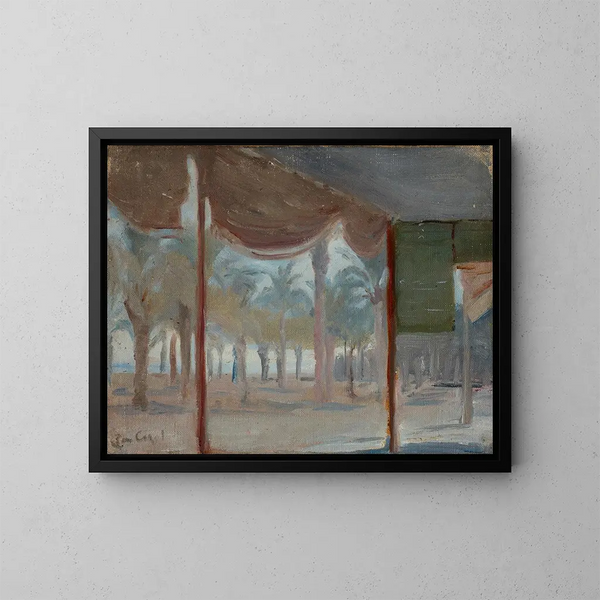Spanje Alicante - Jan Cybis — ingelijst kunstwerk aan de muur