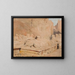 Allée du Sphinx, tempel van Amon-Rê, van de reis naar Egypte - Jan Cybis — ingelijst kunstwerk aan de muur