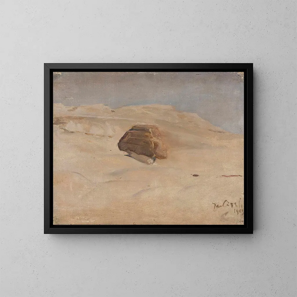 Sfinx van de reis in Egypte - Jan Cybis — ingelijst kunstwerk aan de muur