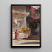 Fragment de rue du voyage à Constantinople - Jan Cybis — ingelijst kunstwerk aan de muur