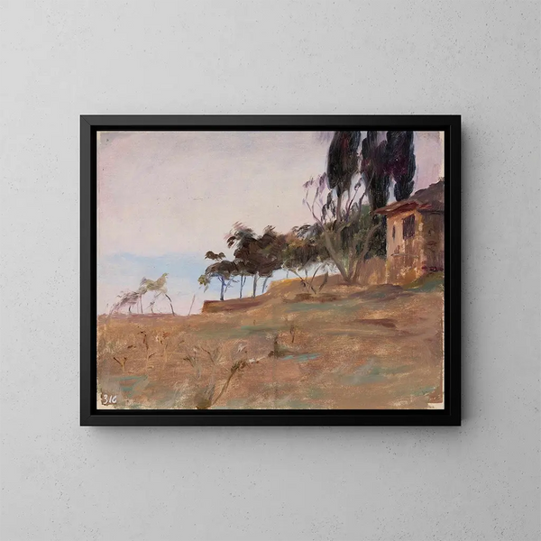 Studie van de reis naar Constantinopel - Jan Cybis — ingelijst kunstwerk aan de muur