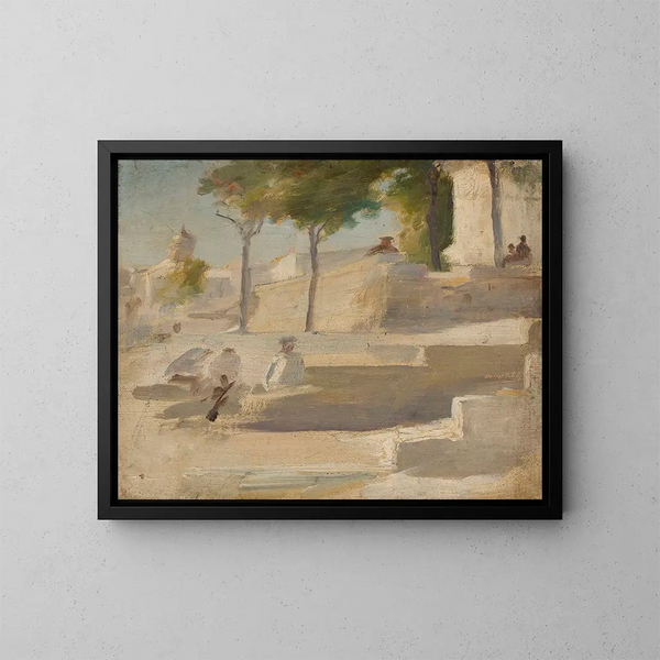 Studie van de reis naar de Krim - Jan Cybis — ingelijst kunstwerk aan de muur