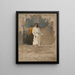 Study of Christ for the painting The Pool of Siloam - Jan Cybis — framed artwork on a wall