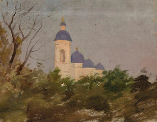 Jan Cigliski - Study of an Orthodox church.webp