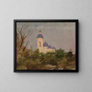 Jan Cigliski - Study of an Orthodox church.webp
