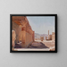 Tempel van de reis in Egypte - Jan Cybis — ingelijst kunstwerk aan de muur