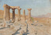 Tempel van Apollo en berg Parnassus in Korinthe Van de reis naar Griekenland - Jan Cybis — weergave van het kunstwerk
