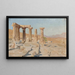 Tempel van Apollo en berg Parnassus in Korinthe Van de reis naar Griekenland - Jan Cybis — ingelijst kunstwerk aan de muur