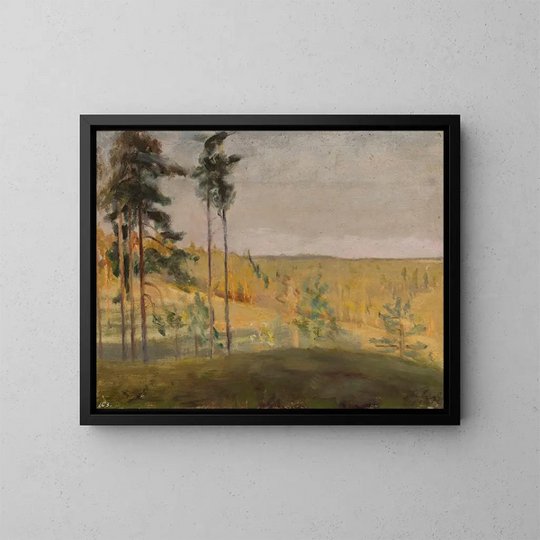 Terioki, Finland - Jan Cybis — ingelijst kunstwerk aan de muur