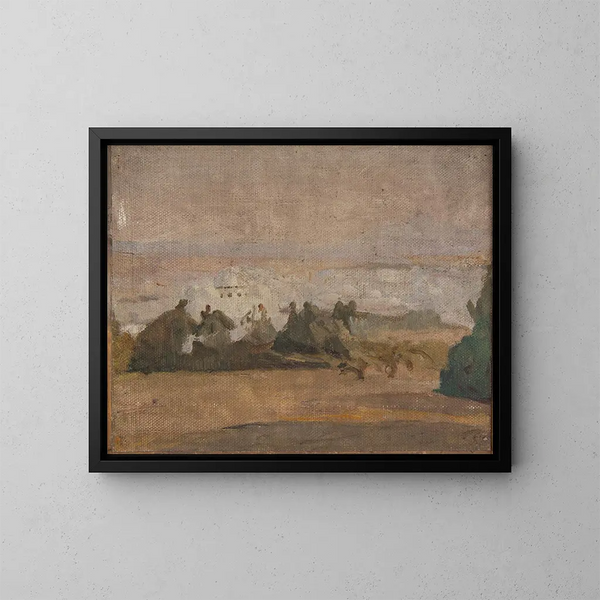 Tunis - Jan Cybis — ingelijst kunstwerk aan de muur