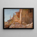 View of Aloupka from the Crimean journey - Jan Cybis — framed artwork on a wall