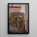 Vue de Bakhchisaray du voyage en Crimée - Jan Cybis — ingelijst kunstwerk aan de muur