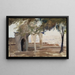 Vue de Péra depuis Istanbul, du voyage à Constantinople - Jan Cybis — ingelijst kunstwerk aan de muur