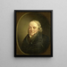 Portret van Johannes Kinker dichter en filosoof professor in Luik - Jan Cornelis van Rossum — ingelijst kunstwerk aan de muur