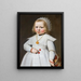 Portret van een tweejarige meisje - Jan Cornelisz van Loenen — ingelijst kunstwerk aan de muur