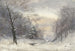 Landschapschilderij van de winter - Jan Daniël Cornelis Carel Willem baron de Constant Rebecque — weergave van het kunstwerk
