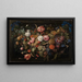 Guirlande de fleurs et de fruits - Jan Davidsz de Heem — ingelijst kunstwerk aan de muur