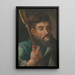 Saint Jean - Jan Fignowski — ingelijst kunstwerk aan de muur