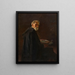 De schilder Jacques Rosseels - Jan Hendrik Luyten — ingelijst kunstwerk aan de muur