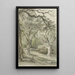 Forest landscape painting - Jan Hulswit — framed artwork on a wall