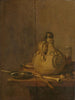 Natuurstudie met een kruik van aardewerk en pijpen - Jan Jansz Treck — weergave van het kunstwerk